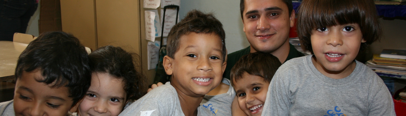Care for Children in a Creche Voluntary Programme in Rio de Janeiro in Brazil