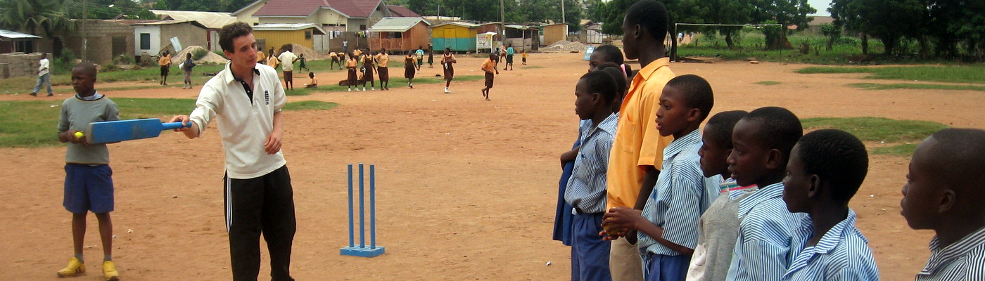 Coach Cricket to Disadvantaged Children in Ghana
