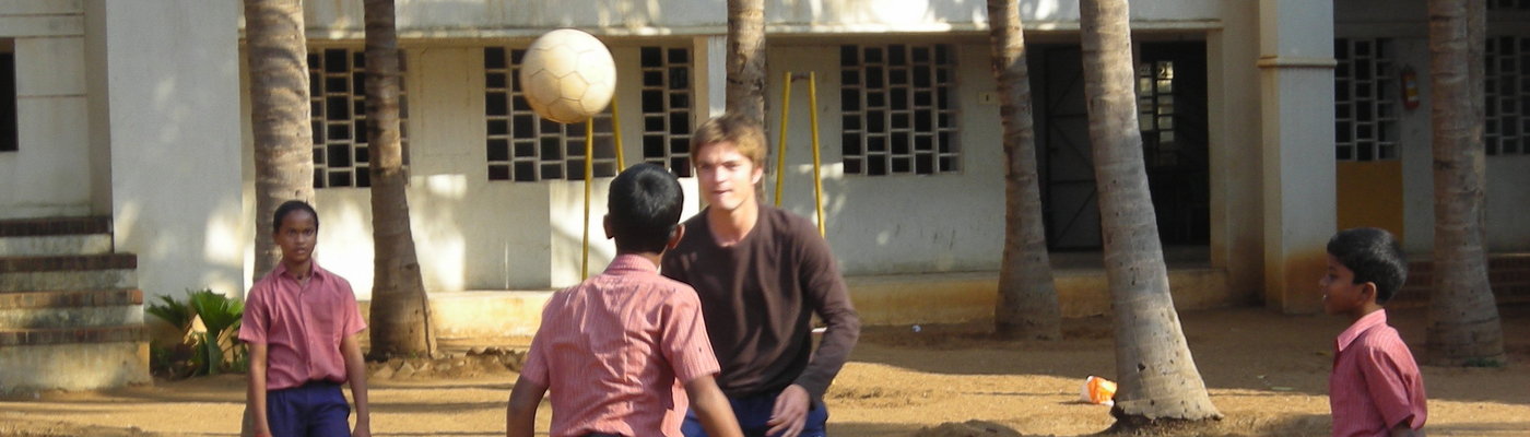 Coach Football to Children in India