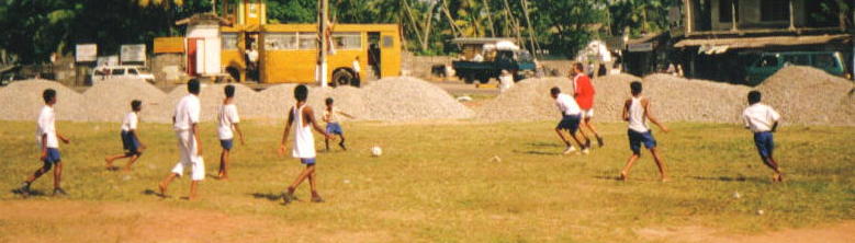 Coach Football to Underprivileged Childen in Sri Lanka