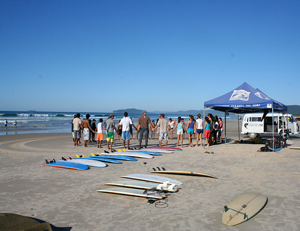 Surfing Lessons in Florianopolis in Brazil