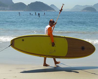Stand-up Paddle Boarding lessons in Rio De Janeiro in Brazil